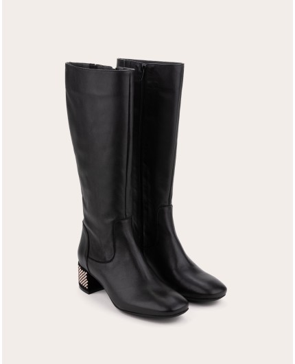 Pretanna leather tall sales boots